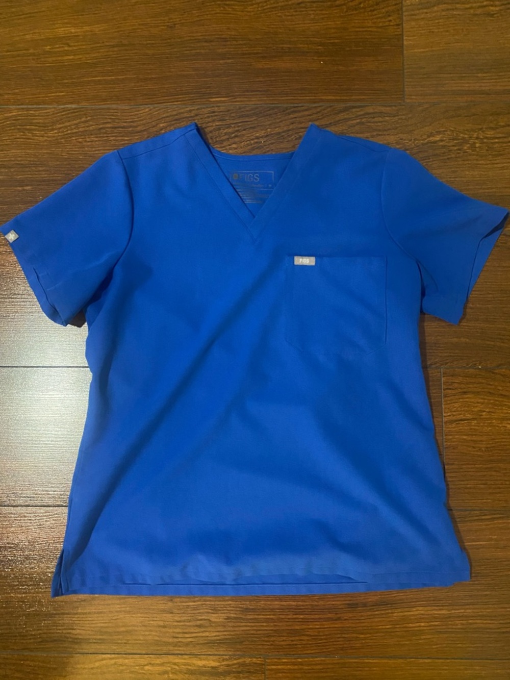 FIGS Royal Blue Women’s Catarina One-pocket Scrub Top